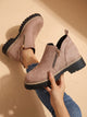Linde Orthopedic-Style Side-Zip Ankle Boots with Lug Sole - image 15