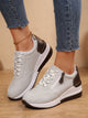 Nienke Orthopedic-Style Lace-Up Wedge Sneakers with Side Zip - image 5