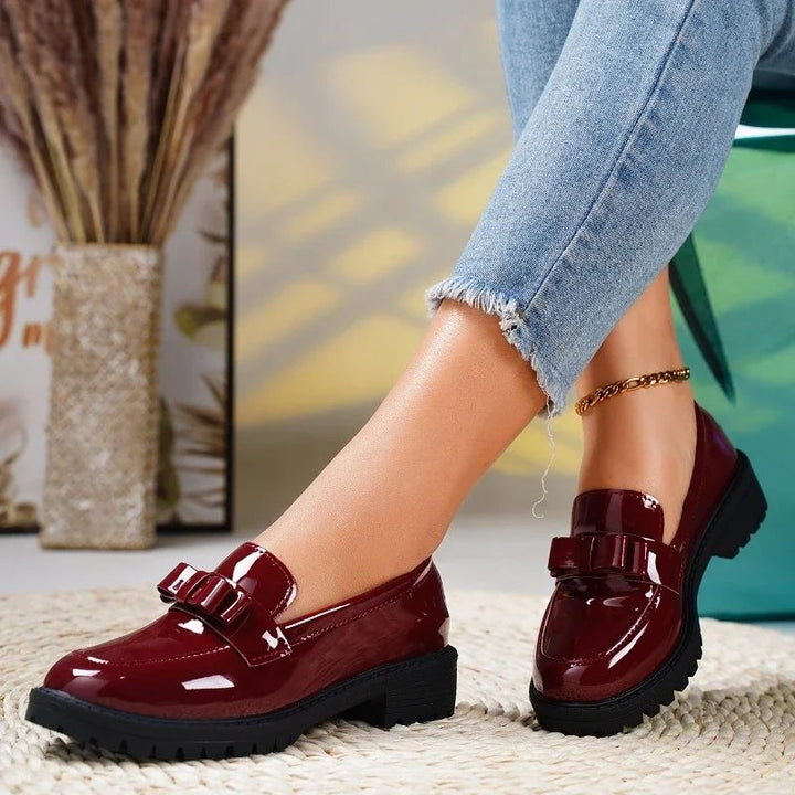 Mia | Women's Orthopedic-Style Patent Leather Loafers image 3