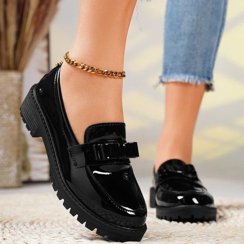 Mia | Women's Orthopedic-Style Patent Leather Loafers image 5