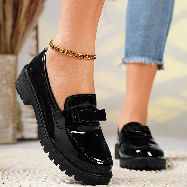 Mia | Women's Orthopedic-Style Patent Leather Loafers image 5