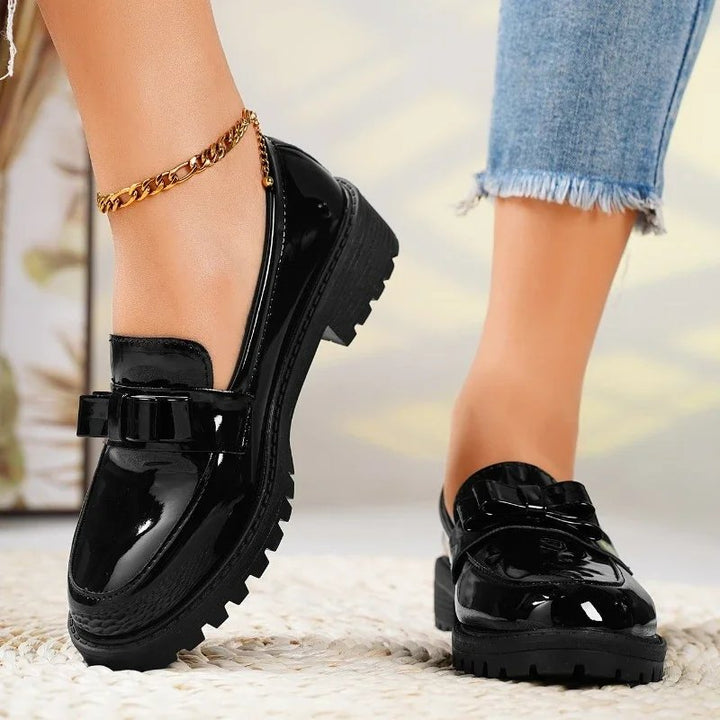 Mia | Women's Orthopedic-Style Patent Leather Loafers image 6