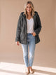 Lieke Oversized Hooded Teddy Fleece Zip-Up Jacket - image 10