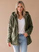 Lieke Oversized Hooded Teddy Fleece Zip-Up Jacket - image 8