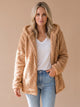 Lieke Oversized Hooded Teddy Fleece Zip-Up Jacket - image 9