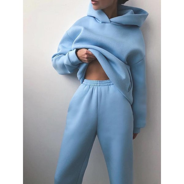 Tirza Oversized Fleece Hoodie and Sweatpants Set - image 1