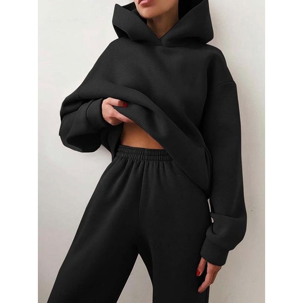 Tirza Oversized Fleece Hoodie and Sweatpants Set - image 7