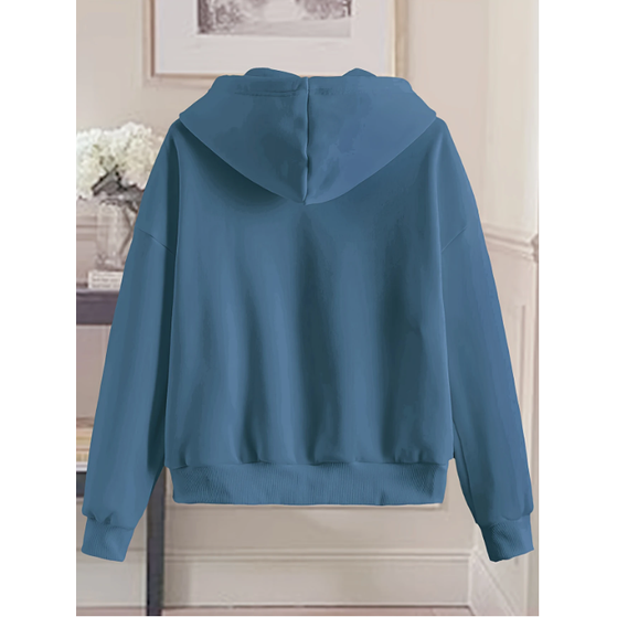 Lydie Oversized Zip-Up Hoodie with Pockets - image 1