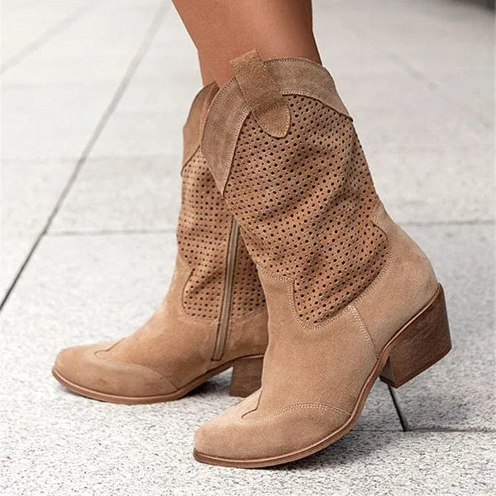 Sidony | Women's Cushioned Boots for Long Days in Brown, image 1