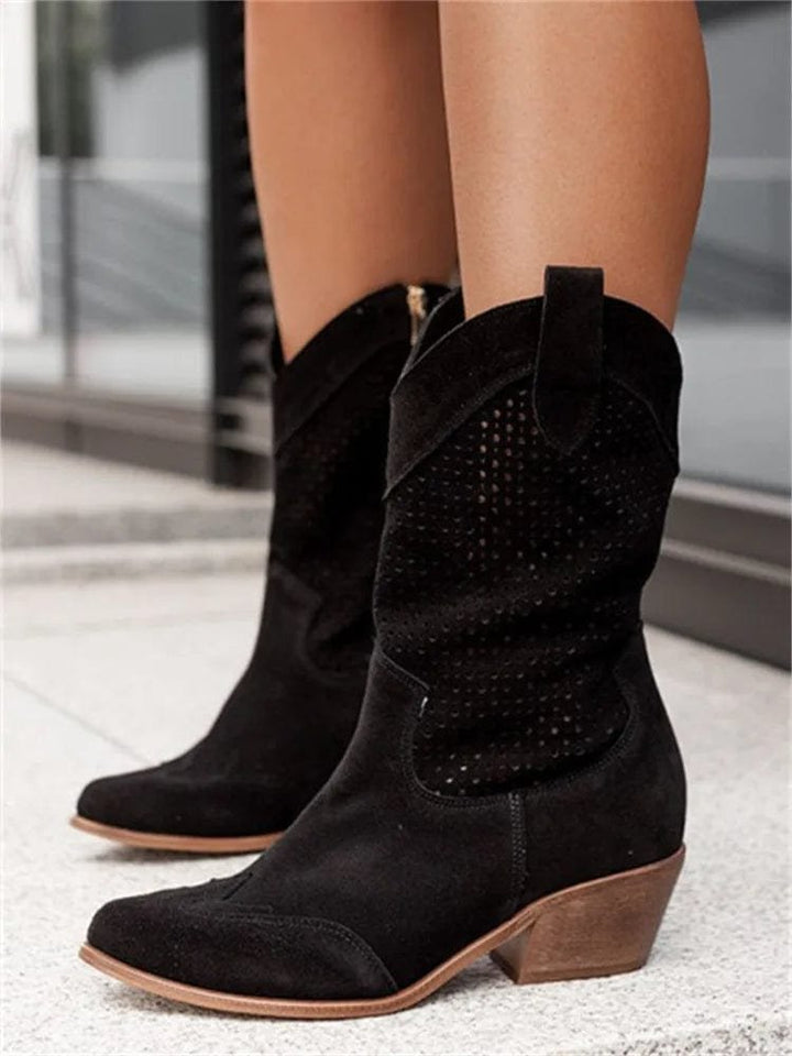 Sidony | Women's Cushioned Boots for Long Days in Black