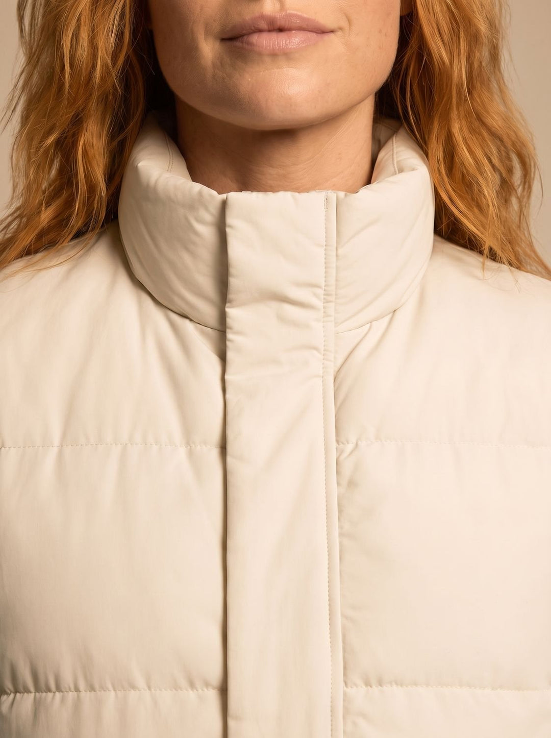 Rinske Quilted Puffer Vest with High Neck and Flap Pockets - image 3