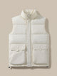 Rinske Quilted Puffer Vest with High Neck and Flap Pockets - image 5