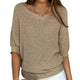 Elske Relaxed Batwing-Sleeve Knit Pullover - image 1