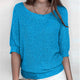 Elske Relaxed Batwing-Sleeve Knit Pullover - image 3