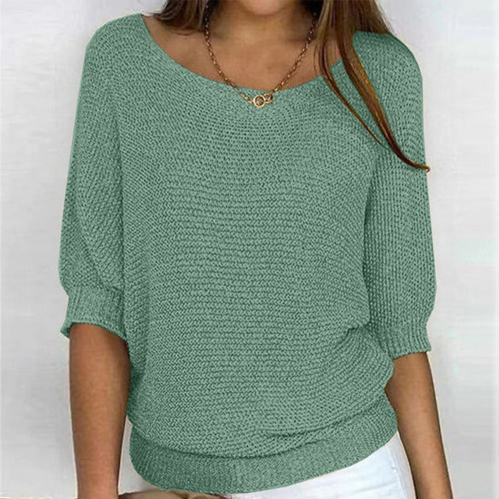 Elske Relaxed Batwing-Sleeve Knit Pullover - image 5