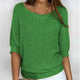 Elske Relaxed Batwing-Sleeve Knit Pullover - image 6