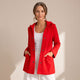 Loes Hooded Button-Up Cardigan Coat with Pockets - image 1