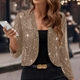 Cayla Cropped Sequin Shrug Jacket - image 1