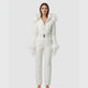 Ciara Quilted Ski Suit with Faux Fur Hood - image 1
