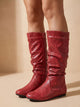 Mirthe Slouchy Flat Knee-High Boots with Side Zip - image 14