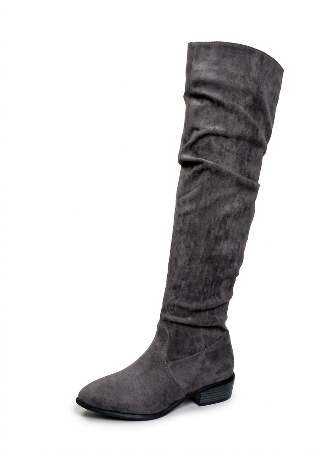 Annelot Slouchy Over-the-Knee Boots with Pointed Toe - image 9