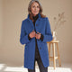 Evi Stand-Collar Wool-Blend Midi Coat - image 1