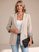 Floor Soft-Tailored Blazer with Roll-Up Striped Cuffs - image 8