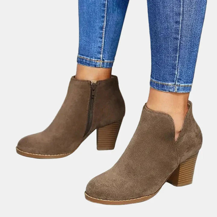 Wynne | Women's Orthopedic-Style Cushioned Boots for Long Days in Beige