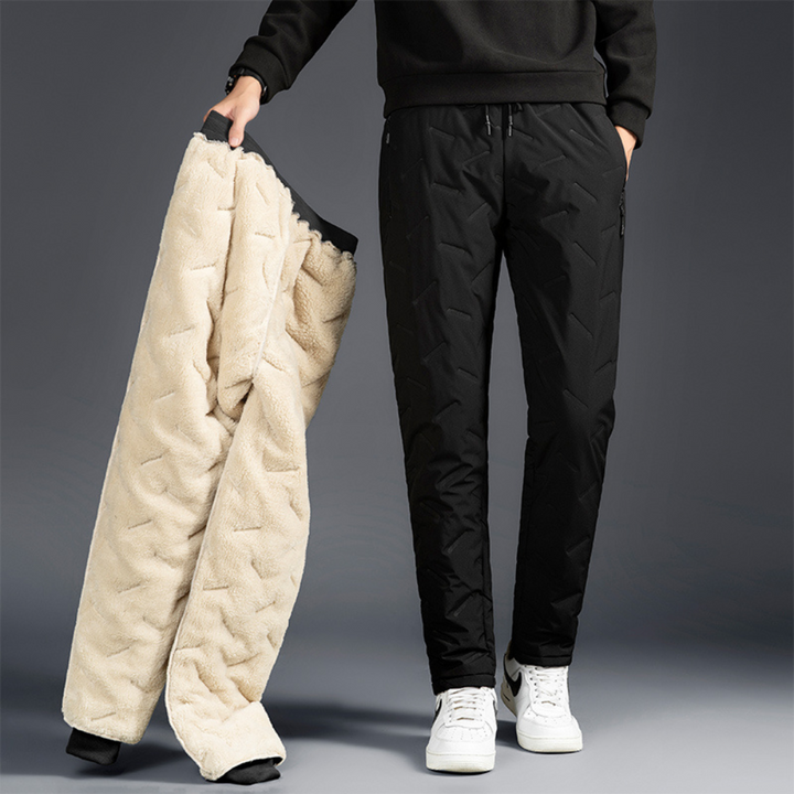 Hedy Sherpa-Lined Quilted Thermal Pants - image 1