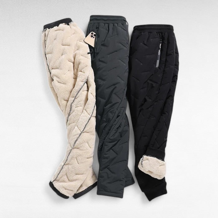 Hedy Sherpa-Lined Quilted Thermal Pants - image 5