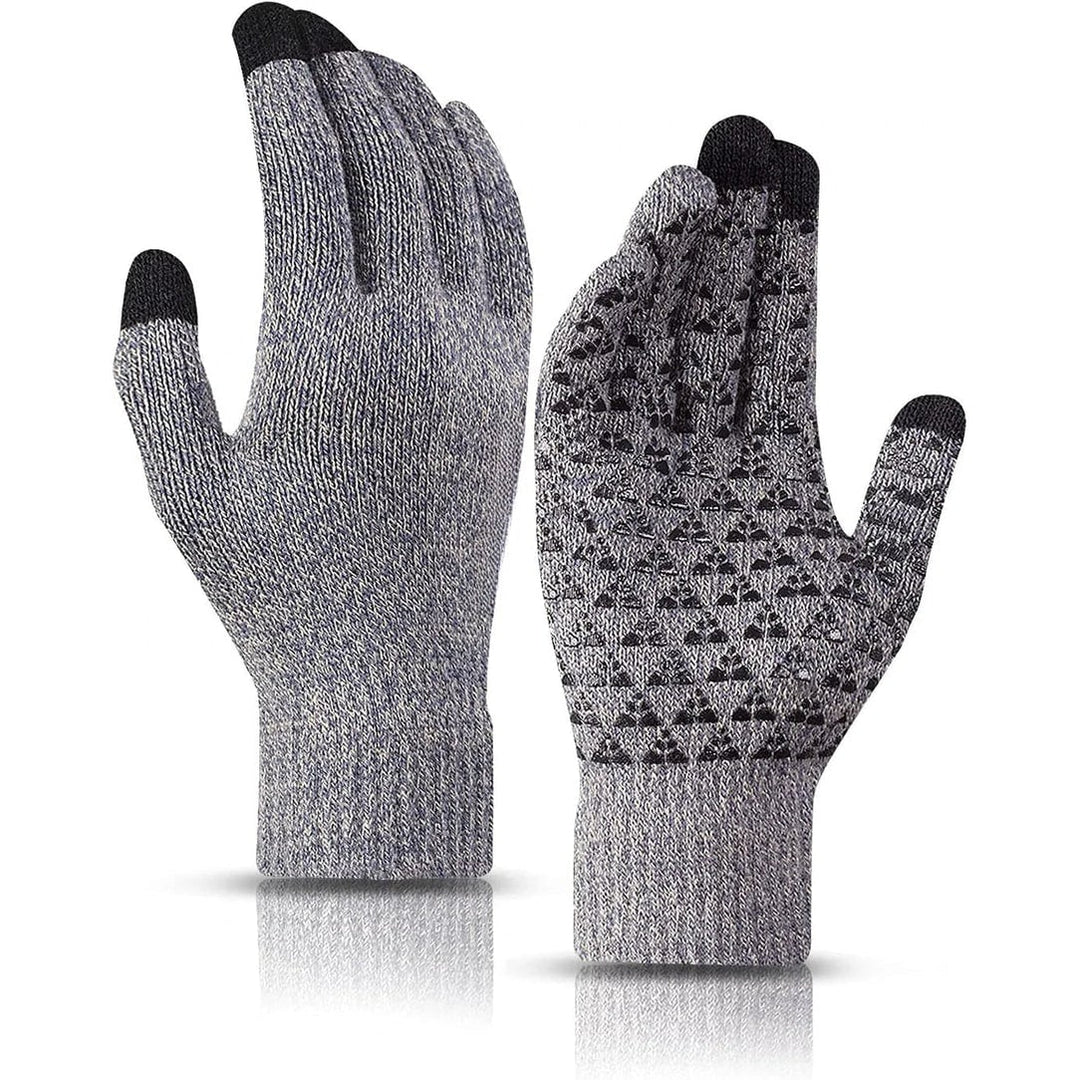 Eefje Touchscreen Knit Winter Gloves with Grip Palm - image 1