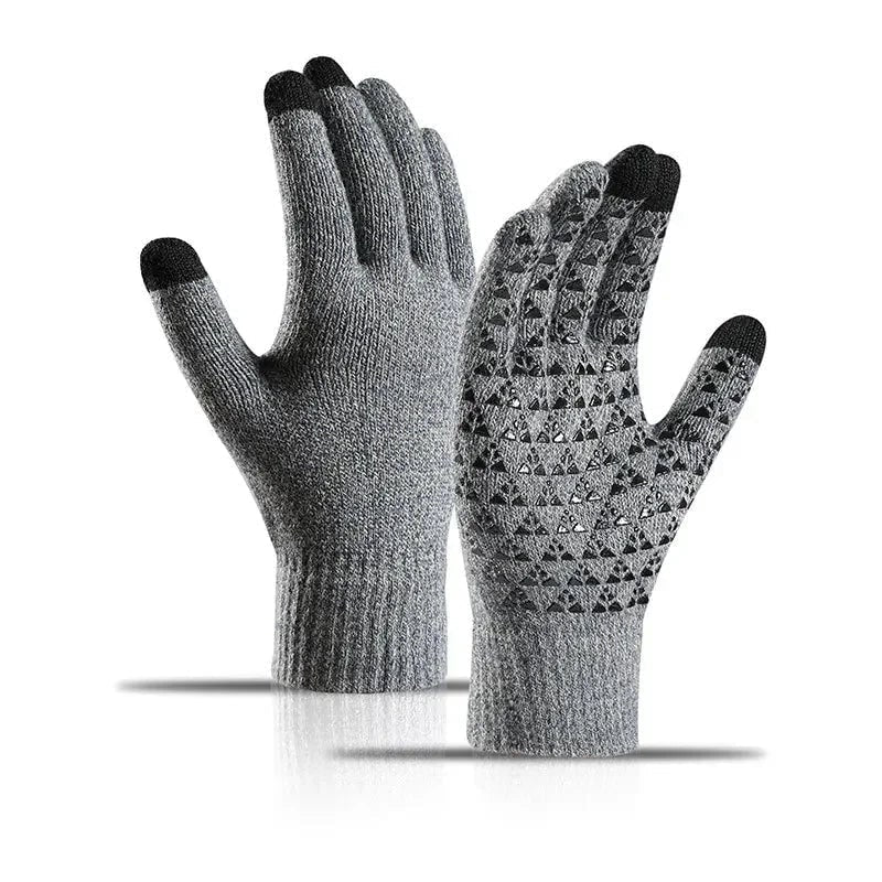 Eefje Touchscreen Knit Winter Gloves with Grip Palm - image 5