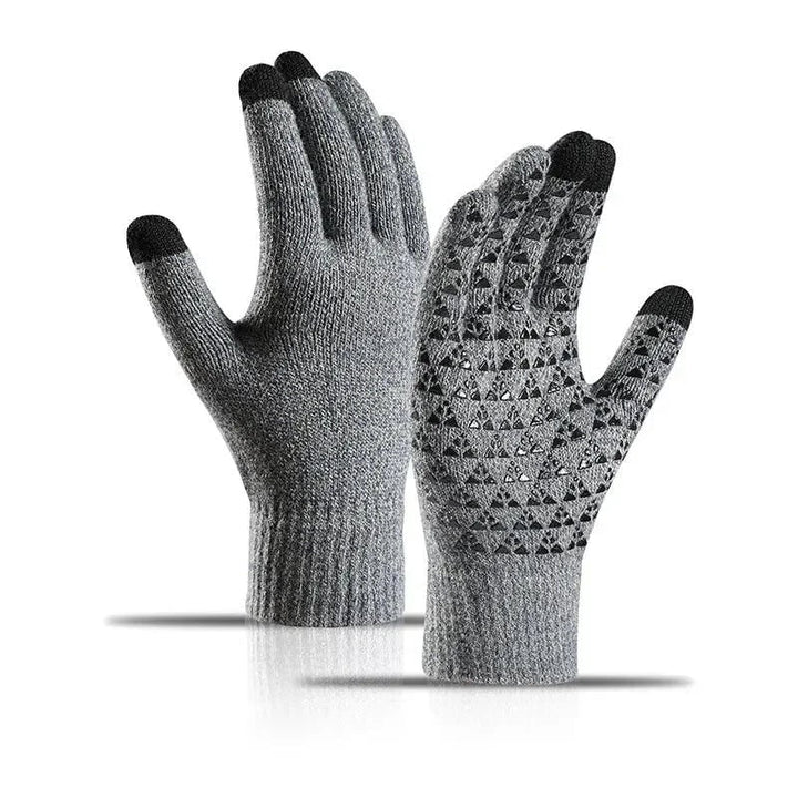 Eefje Touchscreen Knit Winter Gloves with Grip Palm - image 5