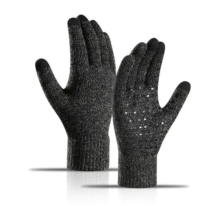 Eefje Touchscreen Knit Winter Gloves with Grip Palm - image 6