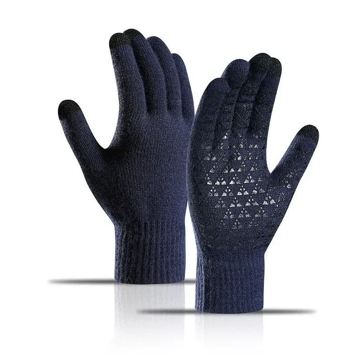 Eefje Touchscreen Knit Winter Gloves with Grip Palm - image 3
