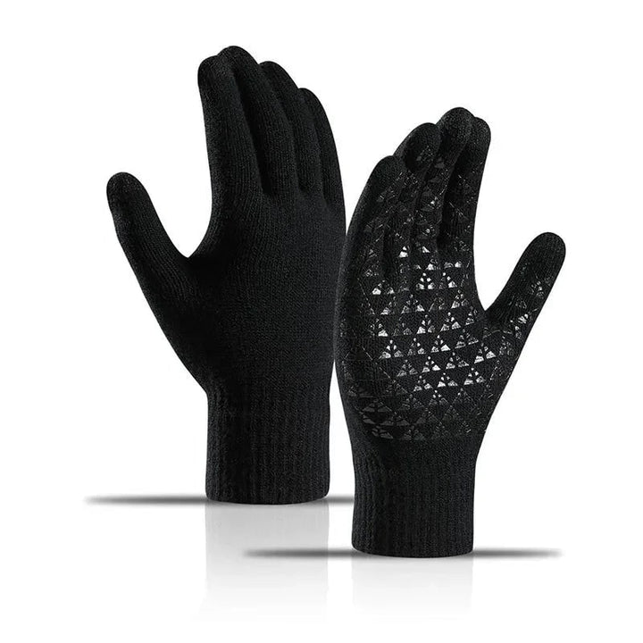 Eefje Touchscreen Knit Winter Gloves with Grip Palm - image 4
