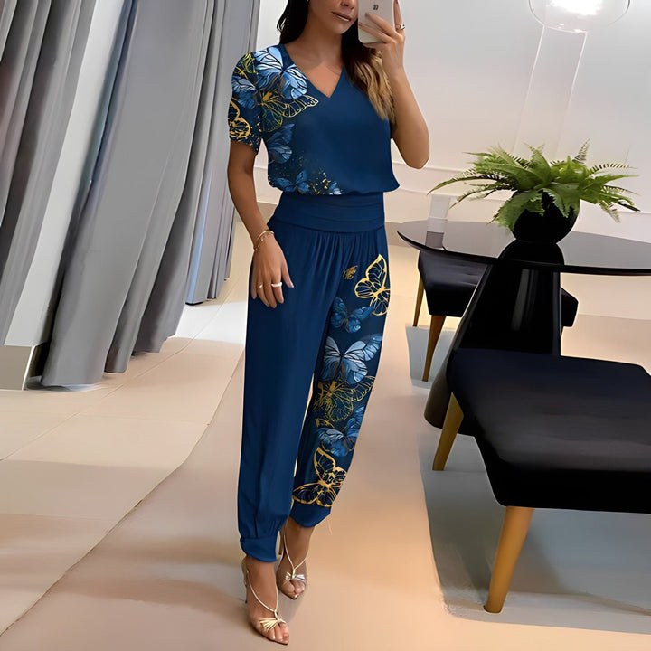Selby | Women's Oversized Trousers for Fall and Winter in Blue