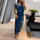Selby | Women's Oversized Trousers for Fall and Winter in Blue