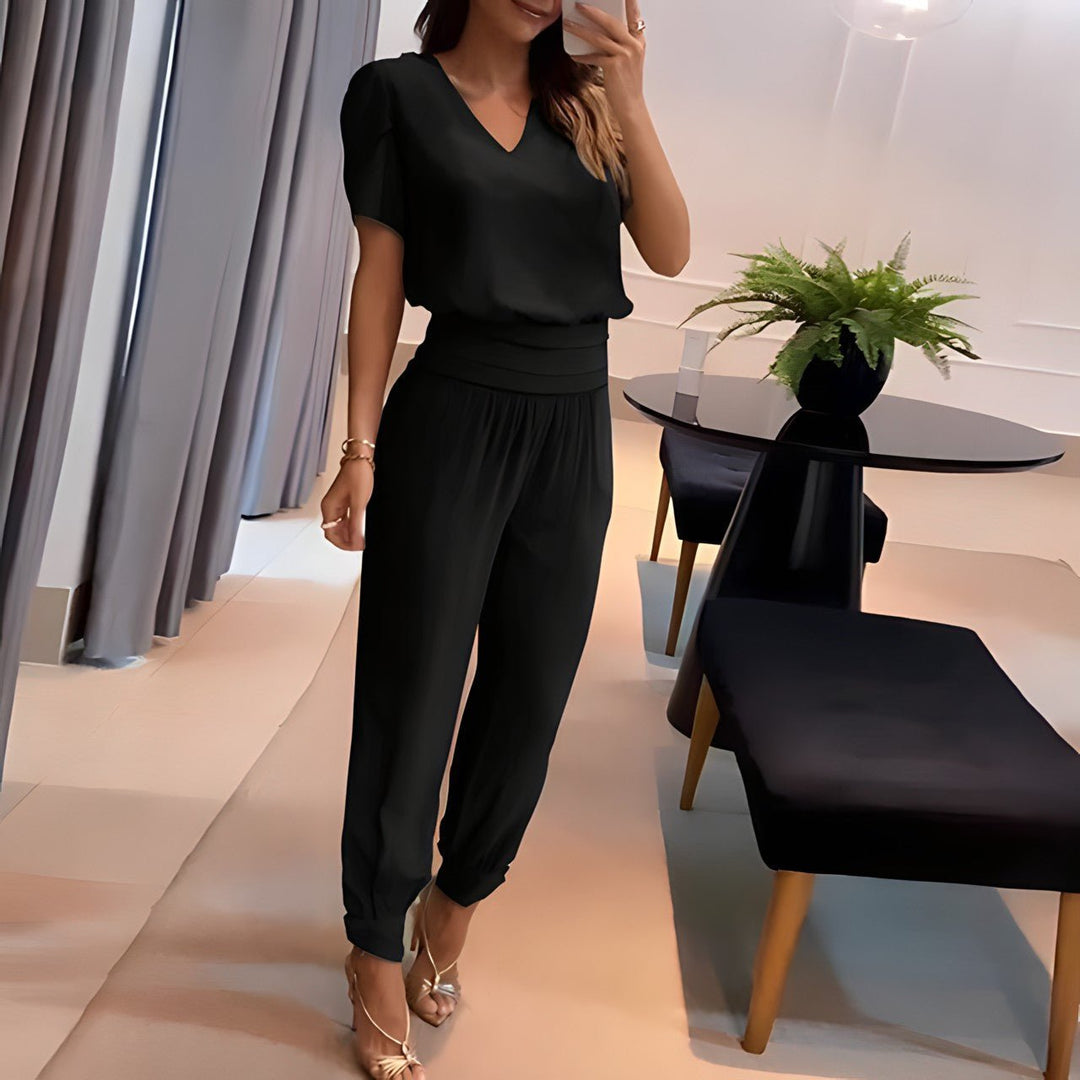 Selby | Women's Oversized Trousers for Fall and Winter in Black