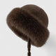 Doortje Faux Fur Hat with Fluffy Turned-Up Brim - image 3
