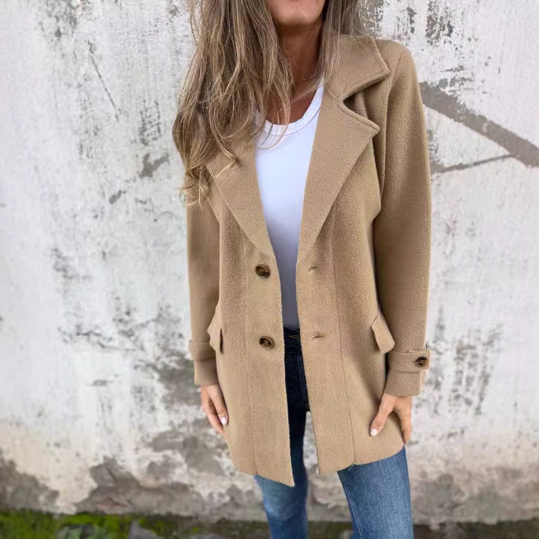 Albertine | Women's Wool Blazer with Lapel