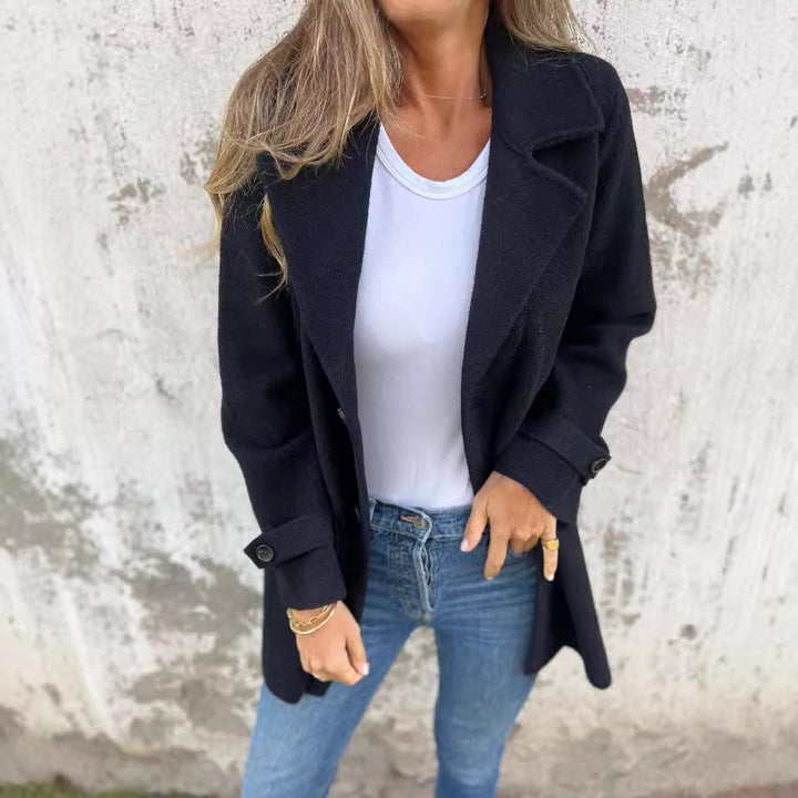Albertine | Women's Wool Blazer with Lapel