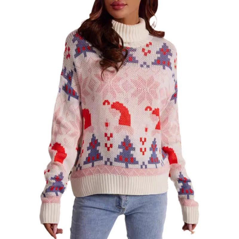 Babette Festive Knit Christmas Sweater with Santa Hats - image 5