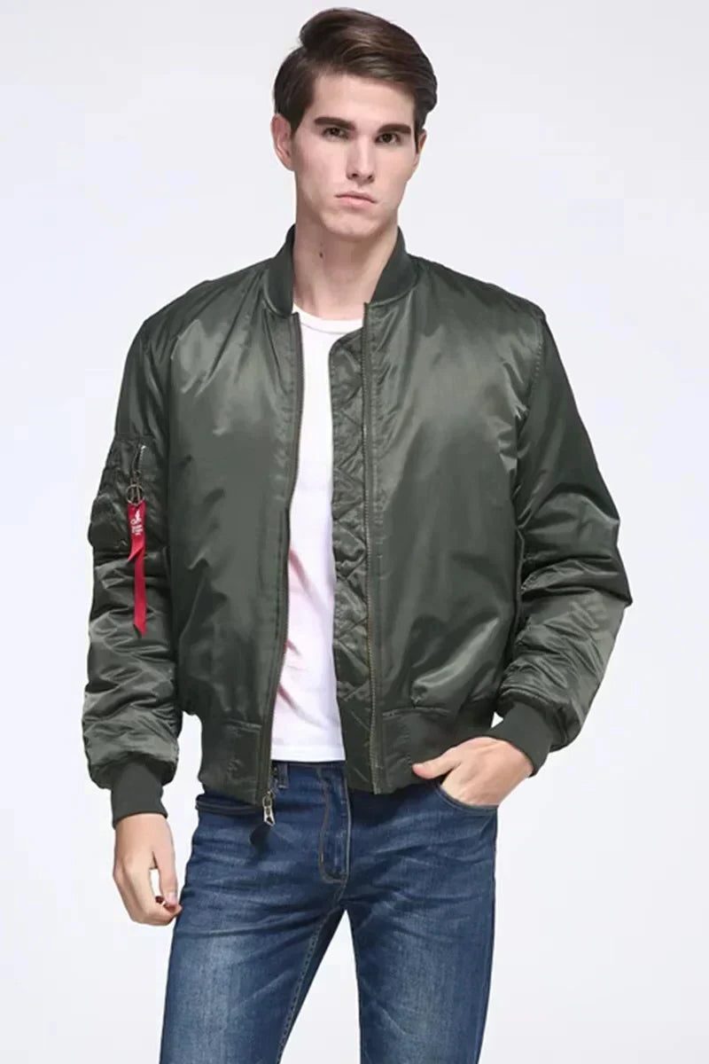 Grietje | Women's Bomber Jacket with Zip-Up and Stand Collar