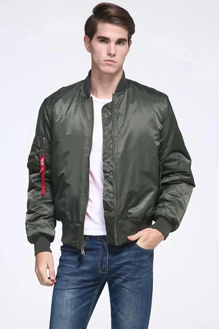 Grietje | Women's Bomber Jacket with Zip-Up and Stand Collar