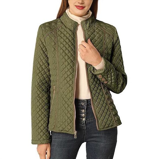 Zola | Women's Quilted Jacket with Stand Collar