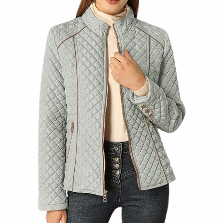 Zola | Women's Quilted Jacket with Stand Collar