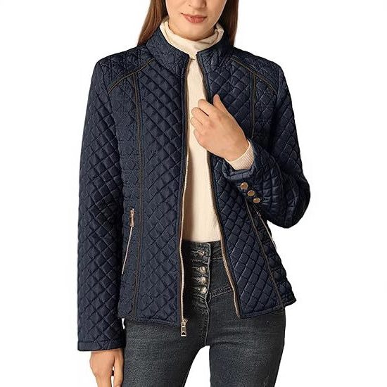 Zola | Women's Quilted Jacket with Stand Collar