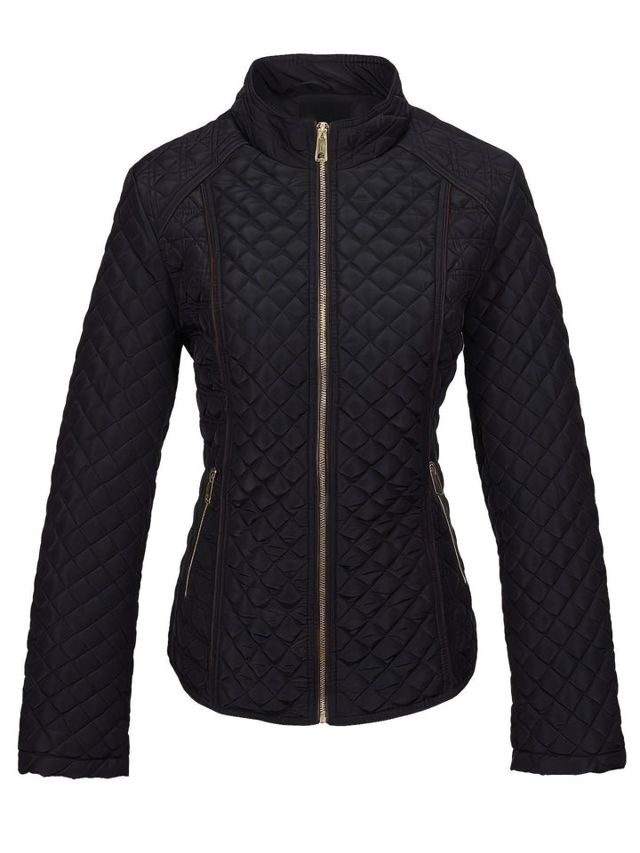 Zola | Women's Quilted Jacket with Stand Collar