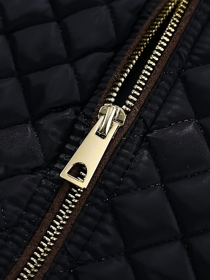 Zola | Women's Quilted Jacket with Stand Collar